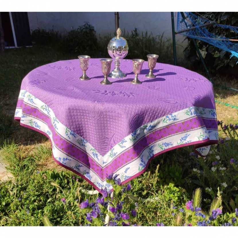 Nappe Carrée En Coton Lavé Blanche 170 X 170 Cm - The Cool Republic